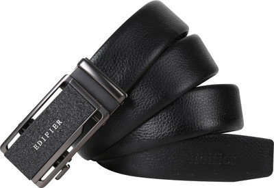 EDIFIER Men Evening, Party, Formal, Casual Black Artificial Leather Belt