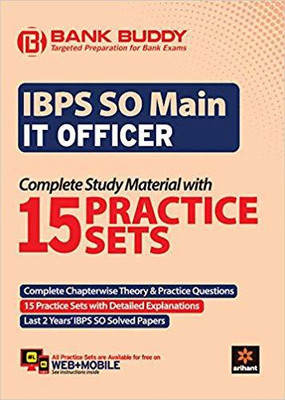 Ibps So Main it Officer Complete Study Material with 15 Practice Sets(English, Paperback, unknown)