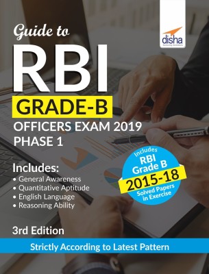 Guide to RBI Grade B Officers Exam 2019 Phase 1 - 3rd Edition(English, Paperback, Disha Experts)