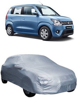 XGuard Car Cover For Maruti Suzuki WagonR (With Mirror Pockets)(Silver)