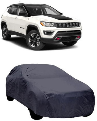 HDSERVICES Car Cover For Jeep Compass (Without Mirror Pockets)(Grey)