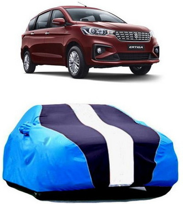 VIRMANG Car Cover For Maruti Suzuki Ertiga (With Mirror Pockets)(Blue)