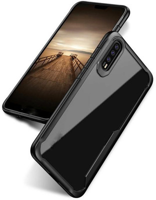 Aspir Back Cover for Vivo Y15(Black, Grip Case, Pack of: 1)