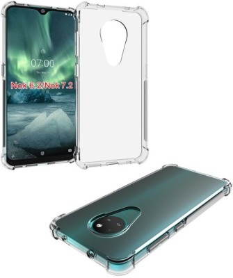 Casehub Back Replacement Cover for Nokia 7.2(Transparent, Shock Proof)