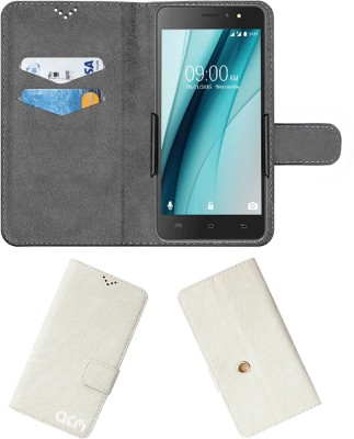 ACM Flip Cover for Lava X28 Plus(White, Cases with Holder, Pack of: 1)