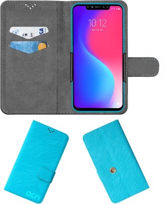 ACM Flip Cover for Lenovo S5 Pro(Blue, Cases with Holder, Pack of: 1)