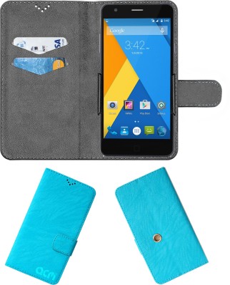 ACM Flip Cover for Yu Yuphoria(Blue, Cases with Holder, Pack of: 1)