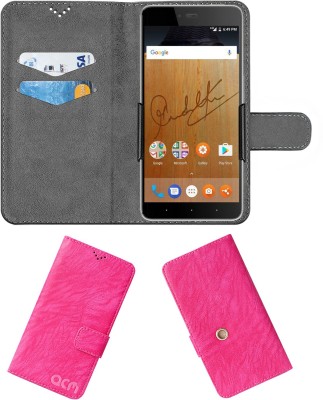 ACM Flip Cover for Smartron SRT Phone(Pink, Cases with Holder, Pack of: 1)