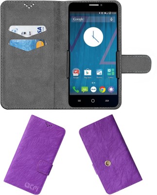 ACM Flip Cover for Micromax Yu Yureka A05510(Purple, Cases with Holder, Pack of: 1)