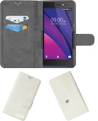 ACM Flip Cover for Lava X38(White, Cases with Holder, Pack of: 1)
