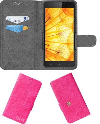 ACM Flip Cover for Intex Aqua Xtreme 2 New(Pink, Cases with Holder, Pack of: 1)