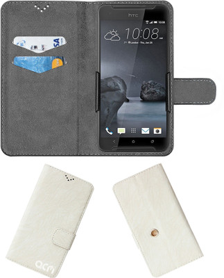 ACM Flip Cover for Htc One X9(White, Cases with Holder)