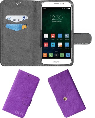 ACM Flip Cover for Zopo Speed 7 Plus(Purple, Cases with Holder, Pack of: 1)