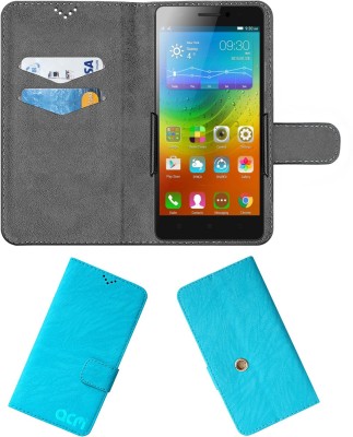 ACM Flip Cover for Lenovo A7000 Turbo(Blue, Cases with Holder, Pack of: 1)