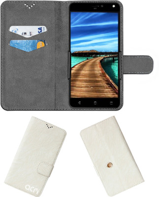 ACM Flip Cover for Yuho H2 Pro(White, Cases with Holder, Pack of: 1)