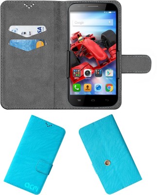 ACM Flip Cover for Panasonic Eluga Icon(Blue, Cases with Holder, Pack of: 1)