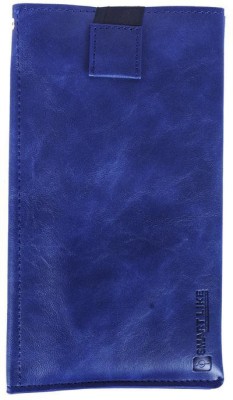 Helix Pouch for Micromax Canvas Turbo Mini(Blue, Holster, Pack of: 1)