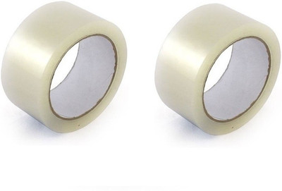 ADAMANT ABODE single side all Cello Tape 2 inch 100m (Manual)(Set of 2, transparent)
