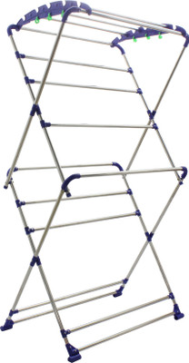 Flipkart SmartBuy Steel Floor Cloth Dryer Stand Stainless Steel(2 Tier)