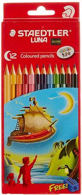 STAEDTLER Luna Hexagonal Shaped Color Pencils(Set of 12, Assorted) STAEDTLER Luna Hexagonal Shaped Color Pencils(Set of 12, Assorted)