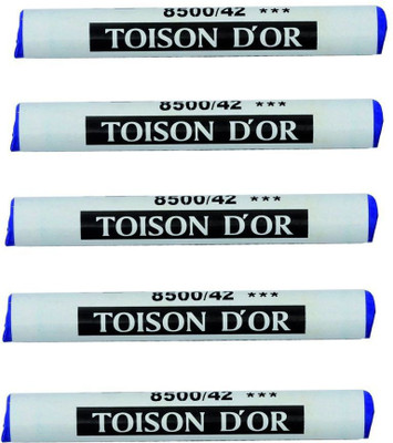 KOHINOOR Pastel Round - Ultramarine Blue Dark (42) - Pack of 5(Set of 5, Ultramarine Blue Dark (42))