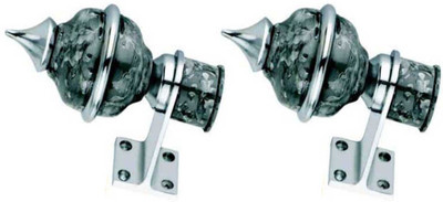 GROWNIX Green Rod Rail Bracket Metal(Pack of 2)