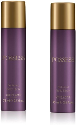 Oriflame Sweden Possess Spray Perfumed Body Spray Pack of 2 Deodorant Spray  -  For Men & Women(150 ml, Pack of 2)