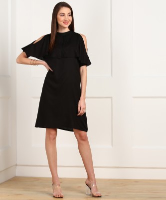 [Size Xl] AND Women Layered Black Dress