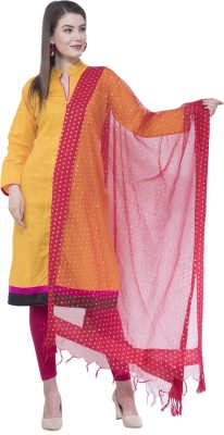 A R SILK Cotton Blend Embellished Women Dupatta