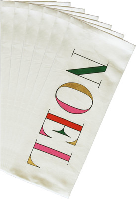 AIRWILL White Cotton Kitchen Linen Set(Pack of 6)