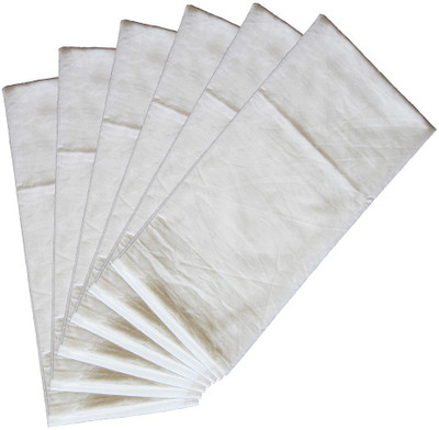 Flipkart SmartBuy Cotton Plain White Cloth Napkins(6 Sheets)