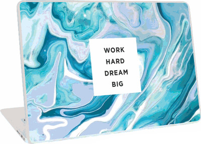 Galaxsia Work Hard Dream Big Laptop Skin/Sticker/Cover/Decal Vinyl Laptop Skin Compatible for 15.6 inch(Theme: Illustrations)