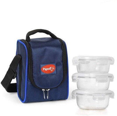 Pigeon 14337 3 Containers Lunch Box  (400 ml)