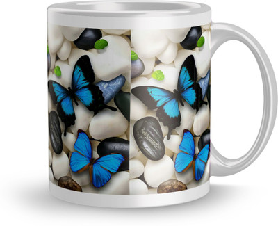 THE SD STORE MUG842 Glass Coffee Mug(320 ml)