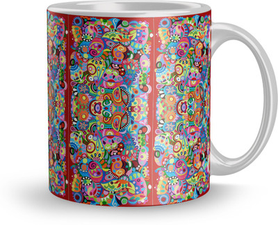 THE SD STORE MUG864 Ceramic Coffee Mug(320 ml)