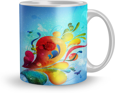 THE SD STORE MUG920 Glass Coffee Mug(320 ml)