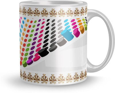 THE SD STORE MUG969 Glass Coffee Mug(320 ml)