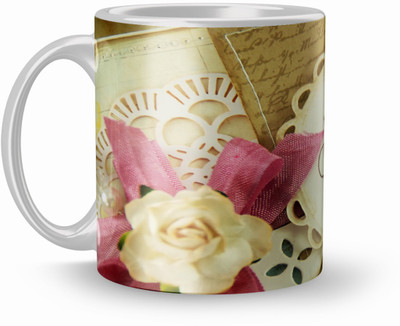 THE SD STORE MUG806 Glass Coffee Mug(320 ml)