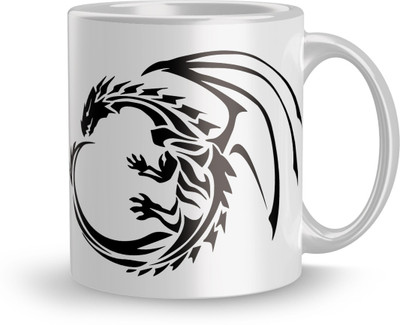 THE SD STORE MUG831 Glass Coffee Mug(320 ml)