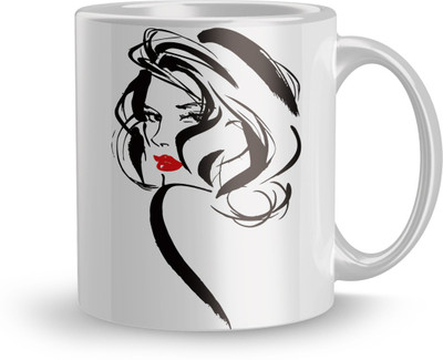 THE SD STORE MUG888 Ceramic Coffee Mug(320 ml)