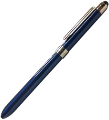 PENAC 3-F Multifunction Touch Pen blue/chrome in gift box Multi-function Pen(Ink Color - Blue)