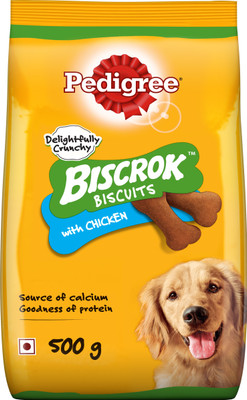 10% OFF on PEDIGREE Biscrok Biscuits (Above 4 Months) Chicken Dog Treat(0.5 kg) 10% OFF on PEDIGREE Biscrok Biscuits (Above 4 Months) Chicken Dog Treat(0.5 kg)