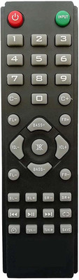 LipiWorld Home Theater System Remote Control Compatible for ZEBRONICS 12 Zebronics Remote Controller(Black)