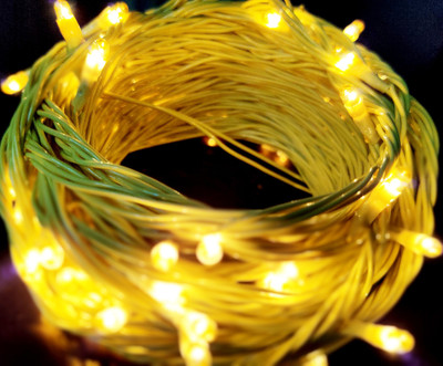 Ascension 28 LEDs 10 m Yellow Steady String Rice Lights(Pack of 6)