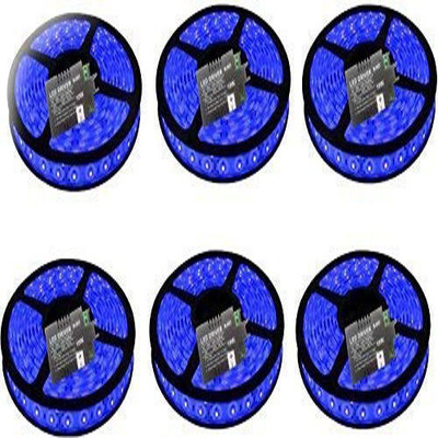 Online Generation 1000 LEDs 5 m Blue Color Changing String Rice Lights(Pack of 6)