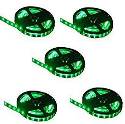 Online Generation 1000 LEDs 5 m Green Color Changing String Rice Lights(Pack of 5)