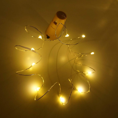 Ascension 20 LEDs 2 m White Steady String Rice Lights(Pack of 2)