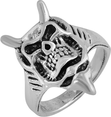 memoir Brass Silver Plated Ring