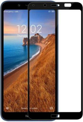 BeeVault Edge To Edge Tempered Glass for Mi Redmi 7A(Pack of 1)