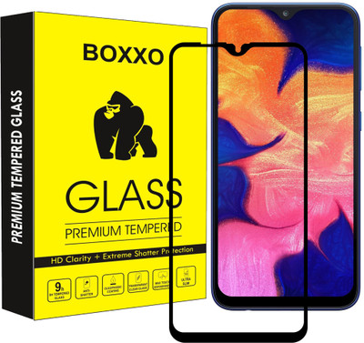 Boxxo Edge To Edge Tempered Glass for Samsung Galaxy A10(Pack of 1)